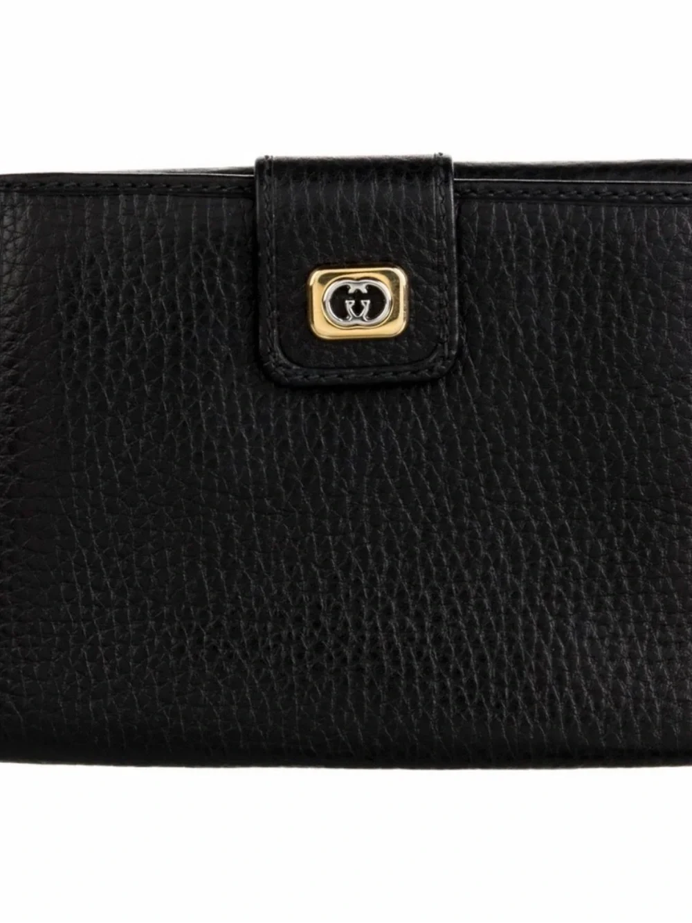 Gucci Black Leather Men's Wallet - Sleek Travel Wallet